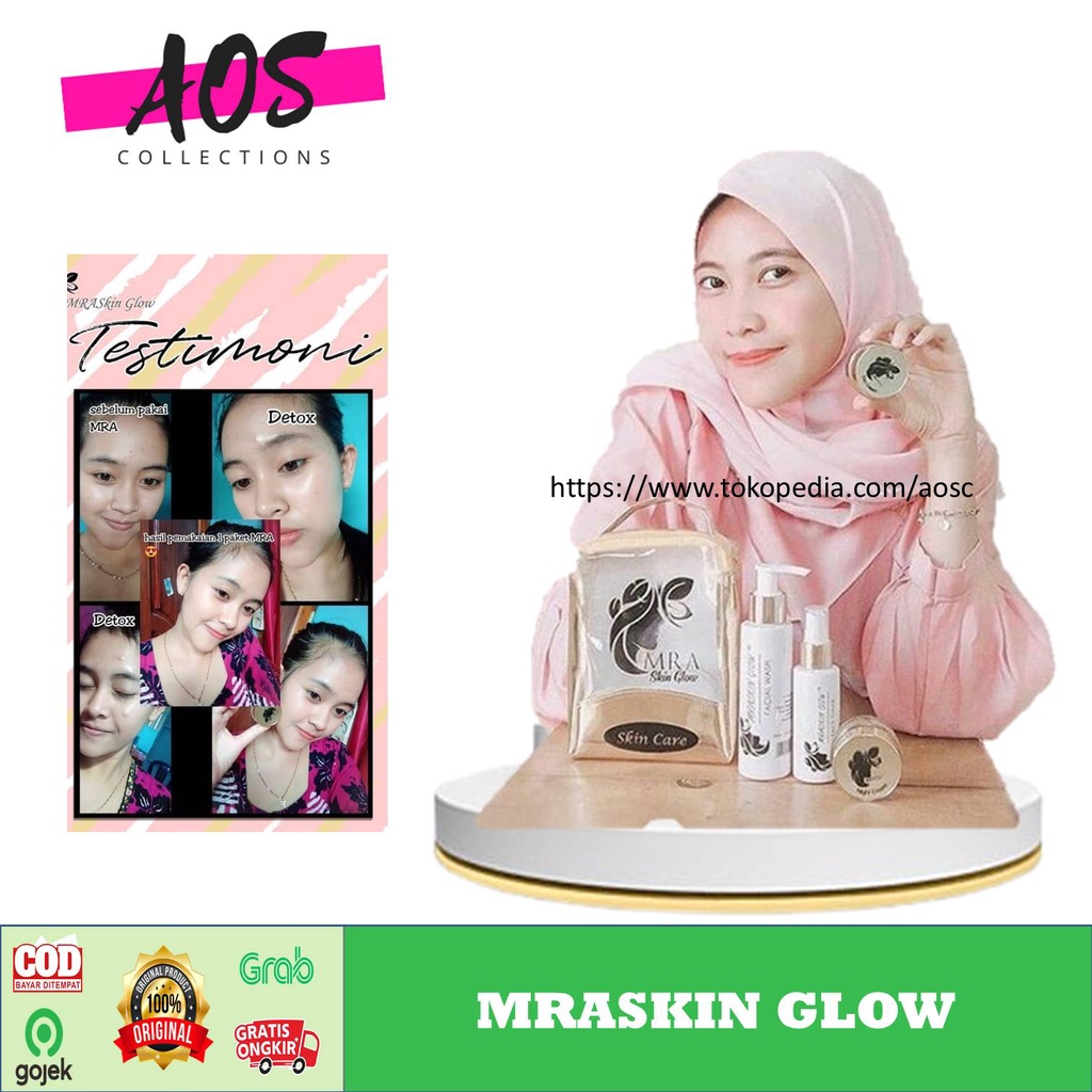 MRA SKIN GLOW SKINCARE PAKET GLOWING MRASKIN GLOW 1000% ORIGINAL KOSMETIK BPOM MRASKINGLOW