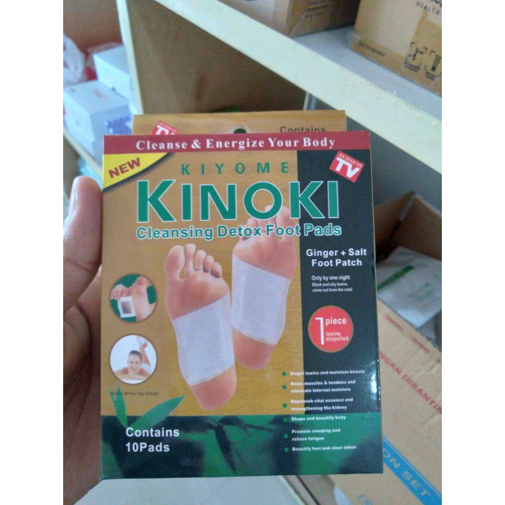 [30pcs] Takarai KINOKI GOLD Detox Foot Pads Koyo Penyerap Bahan Kimia Racun Dalam Tubuh Detox Secara Alami