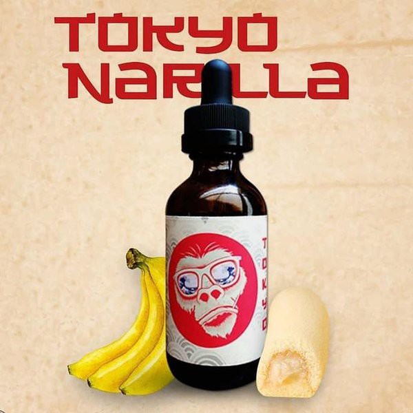 TOKYONARILLA E LIQUID TOKYO BANANA CREAM CUSTARD CAKE 100ML 3&amp;6MG