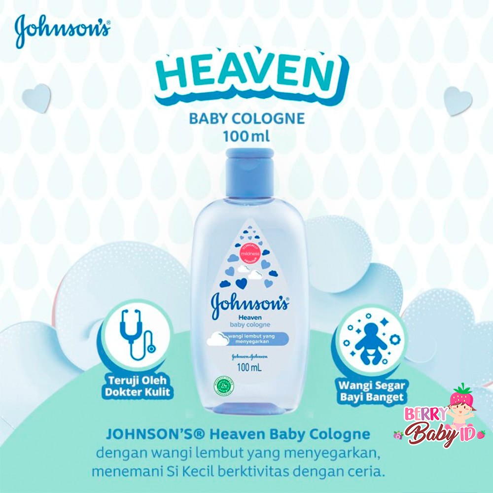 Johnson's Baby Cologne Parfum Bayi Anak Minyak Wangi 100ml Johnsons Berry Mart