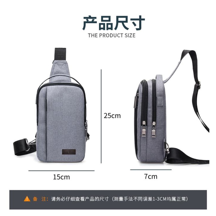 Mega_1688 Korean Smart Pack - Tas Lupus Selempang MG619