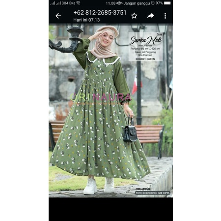 DRESS Midi Ori by Ori Naura