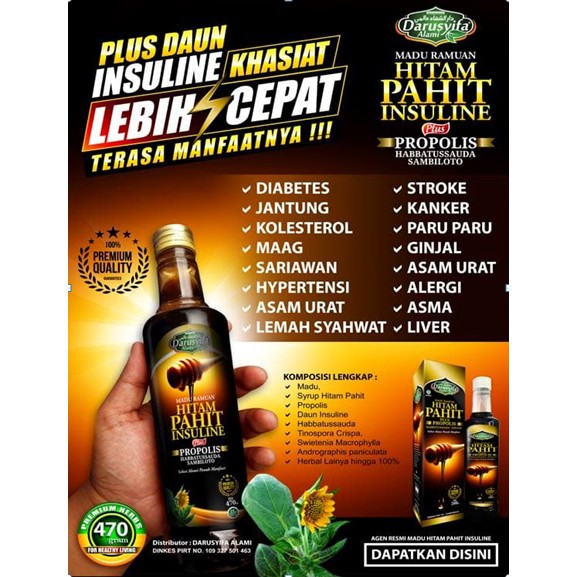 

MADU HITAM PAHIT " DARUSYIFA
