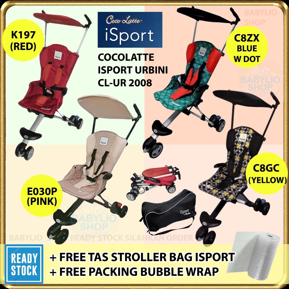 Stroller Cocolatte Isport UR 2008 Cabin Size Free Bag Kereta Bayi Roda 3