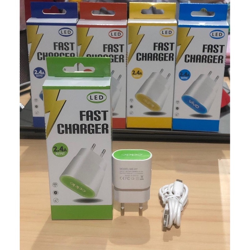 Charger LED ATA-888 2.1A 1USB Sasmung OPPO micro Casan Brand Fast Charging ATA888