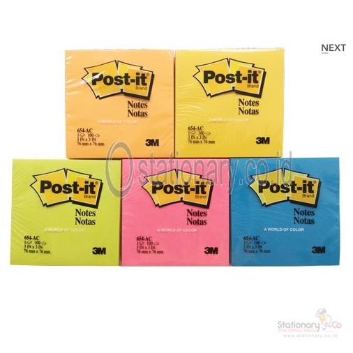 

3M Post It Warna Economy 654-AC