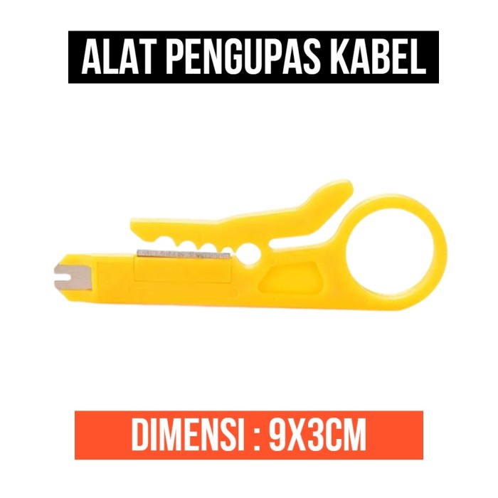 Alat Kupas Kabel Kulit Rotary Wire Stripper Putar Cutter Pengupas