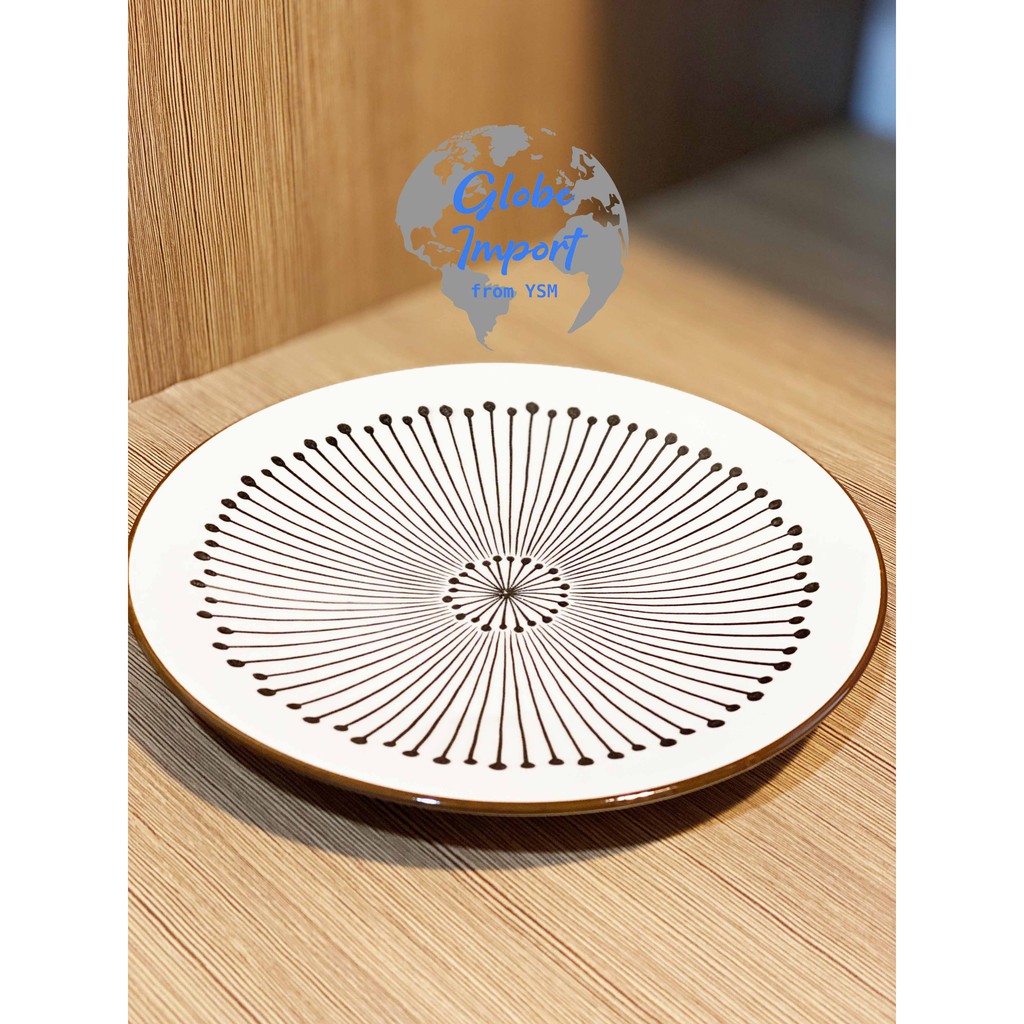 Piring Makan Dinner Plate Motif Mewah Hotel Cafe Restaurant