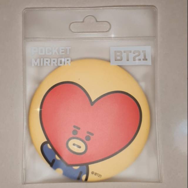 [BTS X LINE FRIENDS OFFICIAL] BT21 TATA POCKET MIRROR