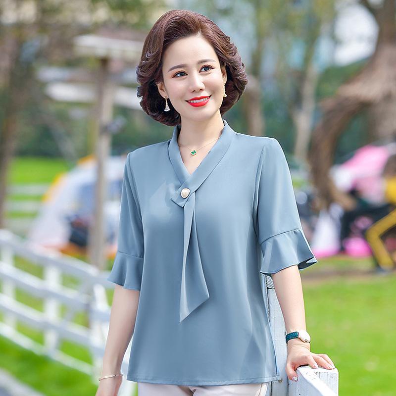 Kemeja Blouse Wanita Atasan Sifon Bigsize BB 82 KG Jumbo Gaya Barat