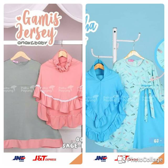 BAYAR DIRUMAH BAJU GAMIS ANAK, SETELAN GAMIS + JILBAB ANAK, GAMIS ANAK BAYI 1-2 TAHUN LUCU