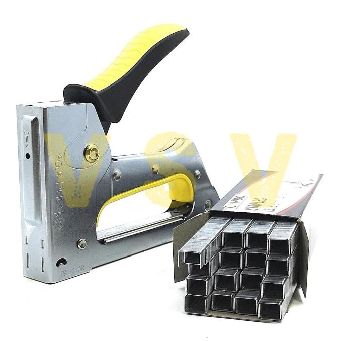 

Kangaro Stapler Ts-610R + Isi / Gun Tacker / Staples Jok / Staples Tem