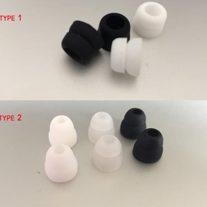 barang berkualitaspengiriman cepat]kualitas terbaik Double Flange Silicone EarTips  , IEM