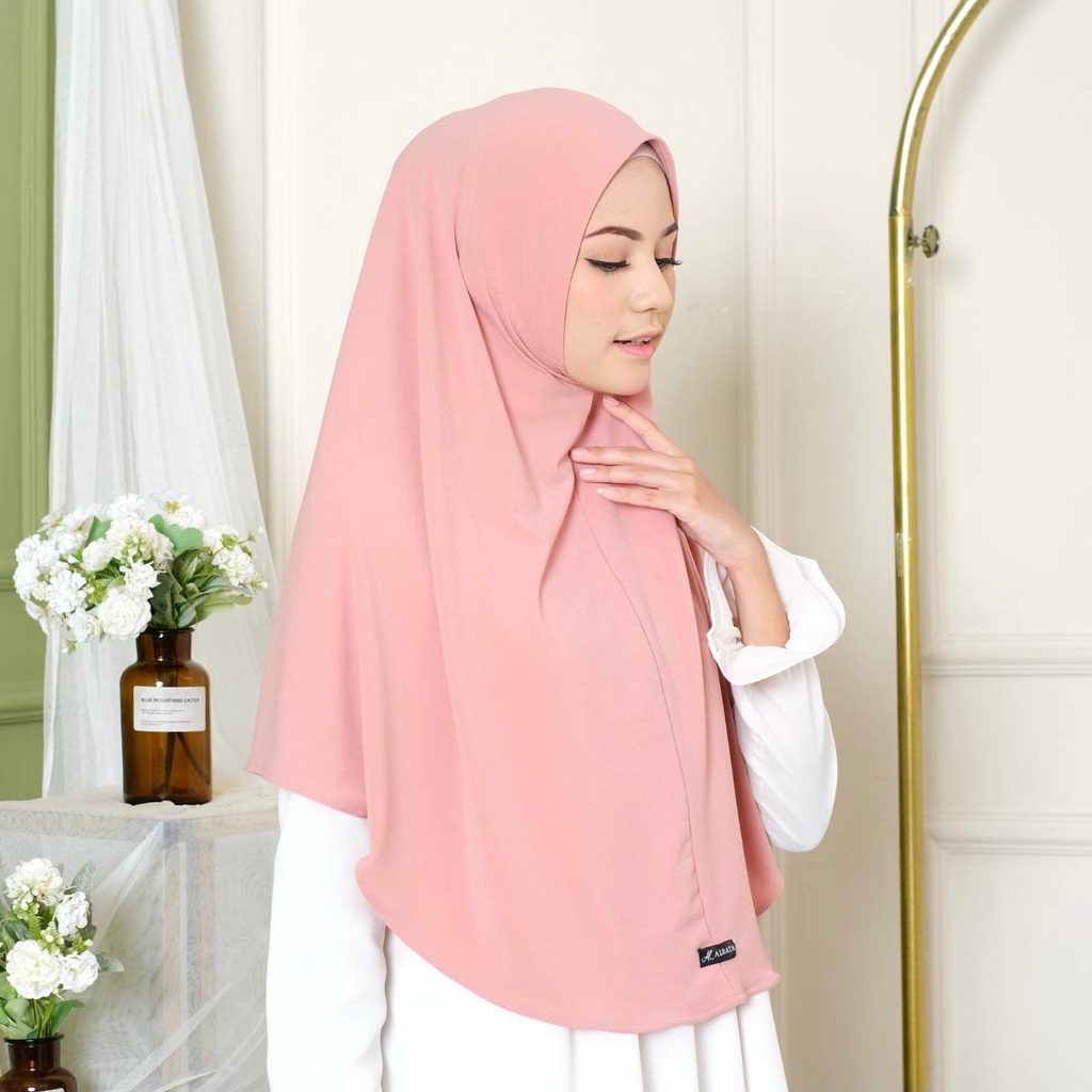 Naura Instant - Albata Hijab-Naura Dusty Pink