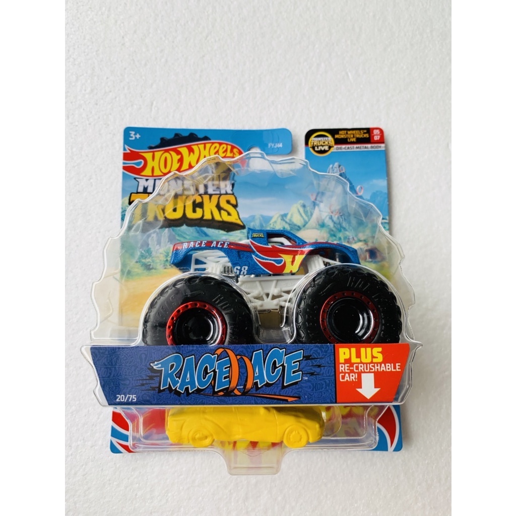 Jual HOTWHEELS HOT WHEELS MONSTER TRUCKS TRUCK RACE ACE BIRU RE ...