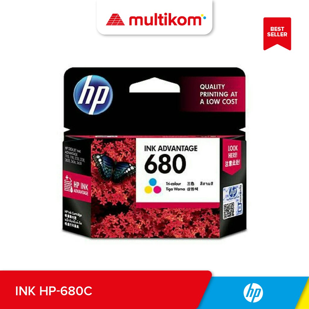 TINTA HP 680 TINTA REFILL COLOR WARNA ORIGINAL REFILL  1115,2135,3635,3835,4535