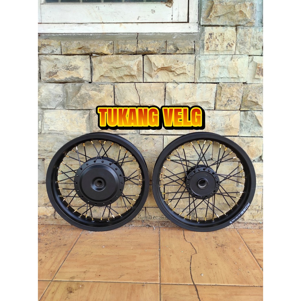 Velg Jari Jari Ring 14 Tapak Lebar Beat,Vario,Scoopy,Genio,Spacy Ukuran 185/215