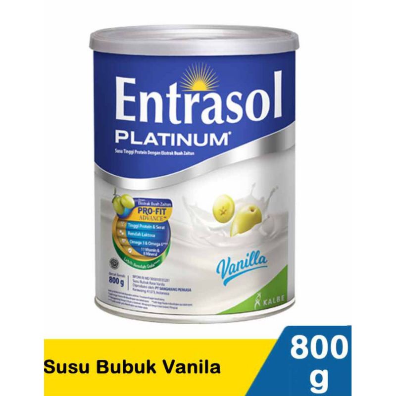 

Entrasol senior/platinum vanila 800 gr