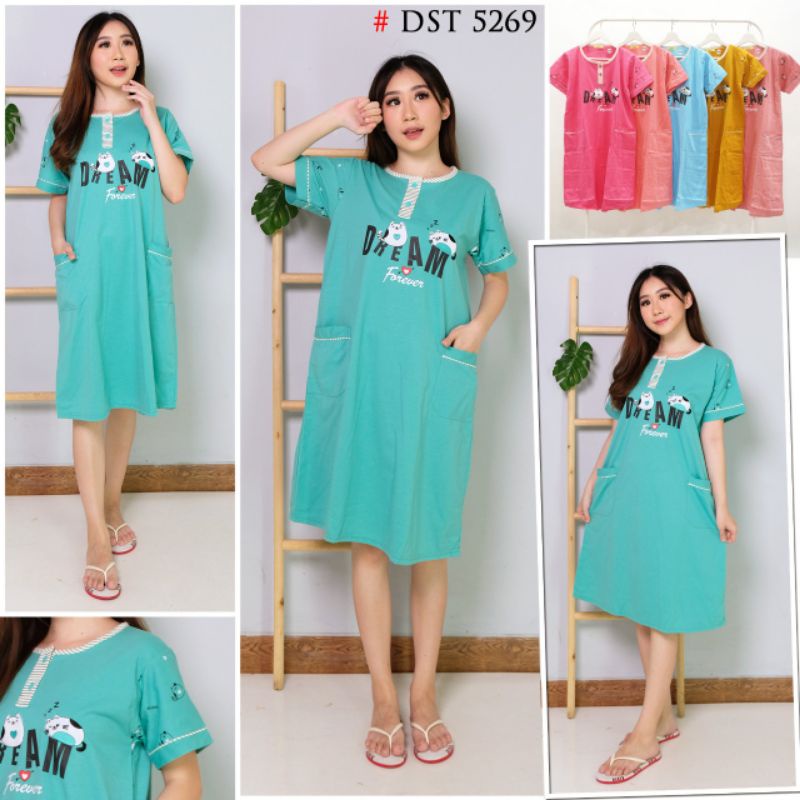 Daster kaos tessa all size(Random)