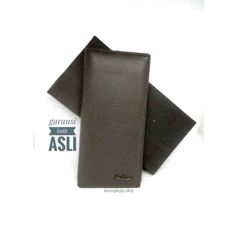 Dompet Panjang Kulit Pria import branded original Pierre loues