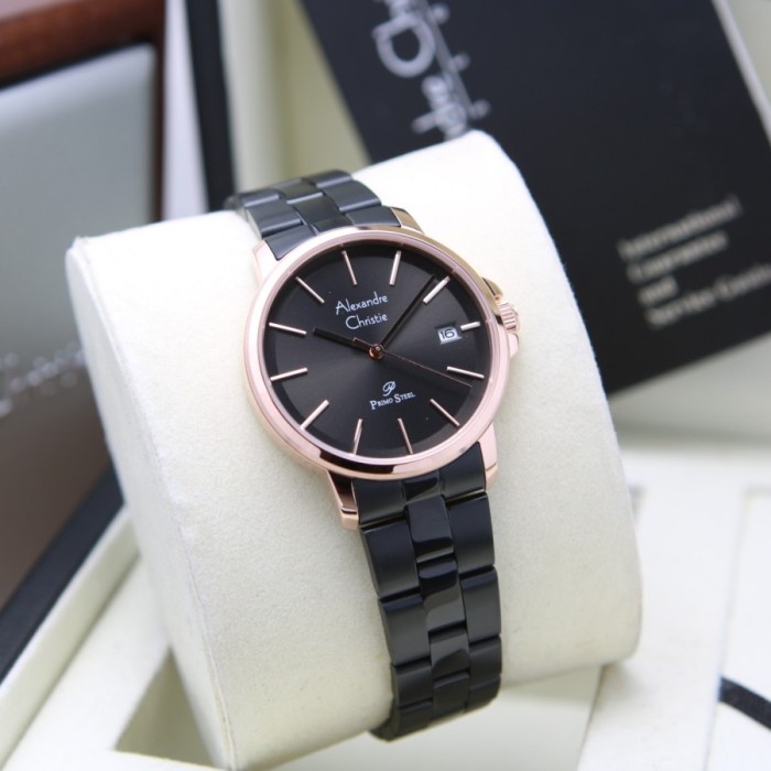 [Free Baterai] JAM TANGAN WANITA ALEXANDRE CHRISTIE AC 1032 ORIGINAL GARANSI 1 TAHUN