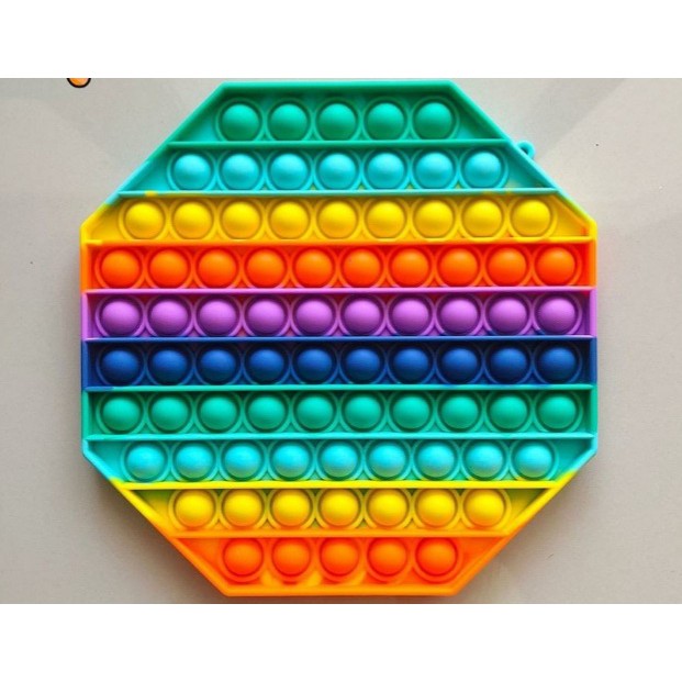 POP IT RAINBOW MAINAN SENSORY / MAINAN VIRAL POP IT RAINBOW JUMBO-SEGI6 JUMBO POP IT
