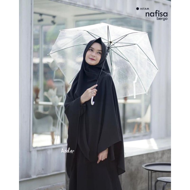 Bergo Nafisa by Azda | bergo pad jumbo