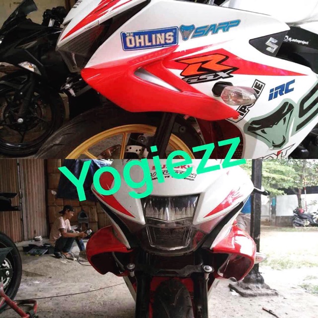 Winglet suzuki gsx 150 side body gsx winglet gsx 150r winglet depan gsx wing let gsx
