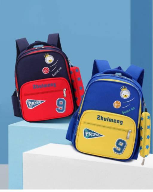 Tasmurah30_ Tas Ransel Anak Mahkota Zhui / Tas Cewek/ Cowok Ala korea