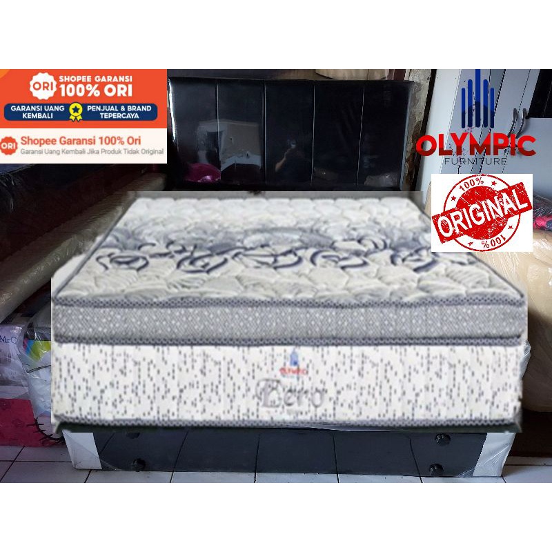 SET Kasur Springbed OLYMPIC EERO 160x200 Spring bed Plush Top Fullset