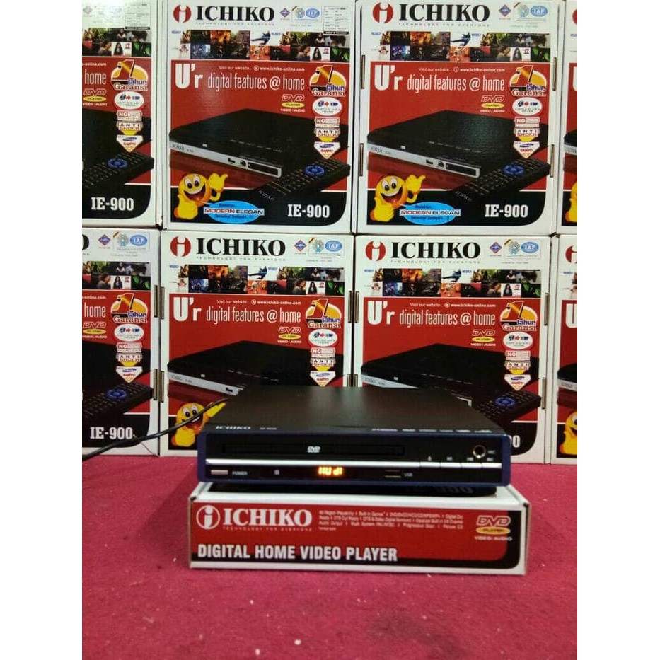 Jual dvd player ichiko mini usb karaoke IE900 Limited