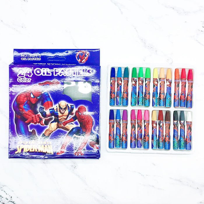 

Crayon Spiderman 24 collors - mh