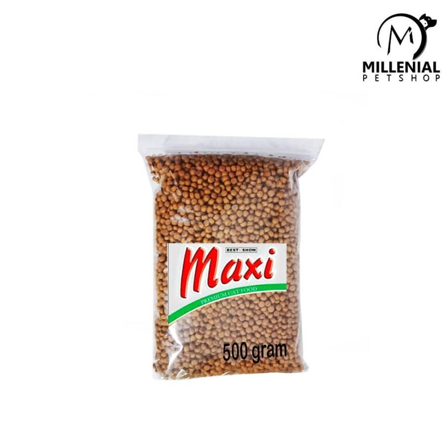 Makanan Kucing Maxi Cat Chicken 500 gr dry food repacking 500 gram