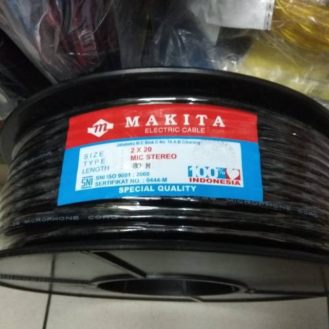 KABEL MIC STEREO 2x20 MAKITA L2T-2S