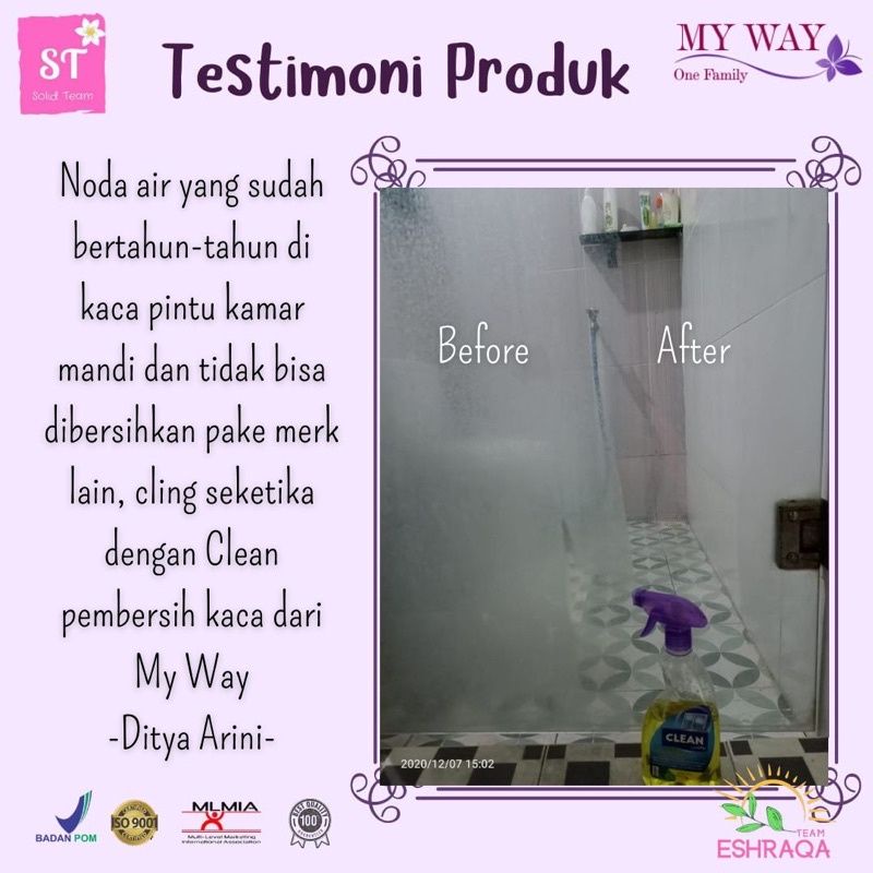 My Way CLean Polished Glass clean // clean Wooden Pembersih  perabotan kaca dan kayu pembersih kerak,jamur  Kaca Rumah, Mobil