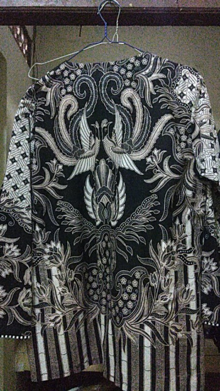 Tey-17 Batik Wanita Asj Sa Hrb026 Kenongo Kemeja Tosca Pendek