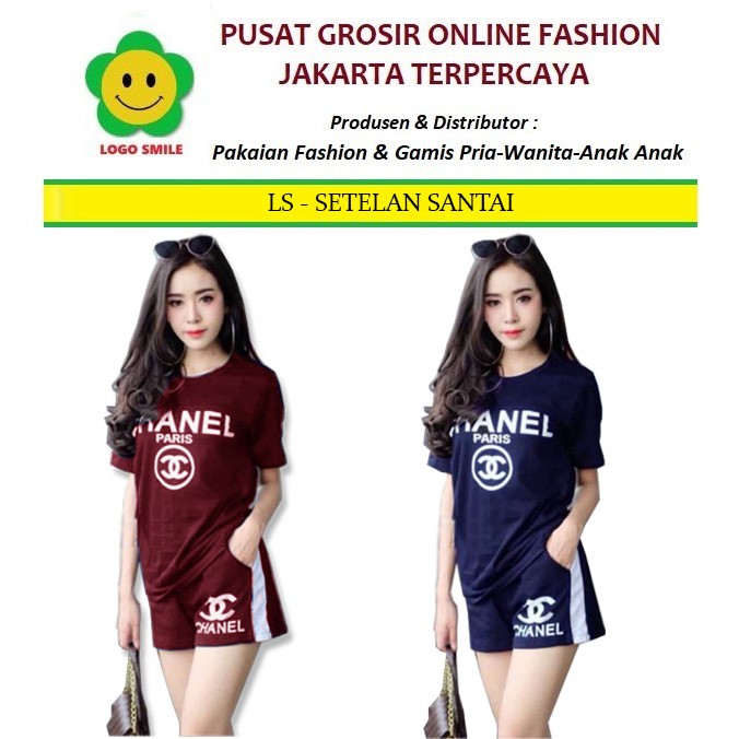 LS 59271-62313-65281 SETELAN SANTAI OLAHRAGA Pakaian Busana Wanita Model Terbaru,Termurah dan Terlaris