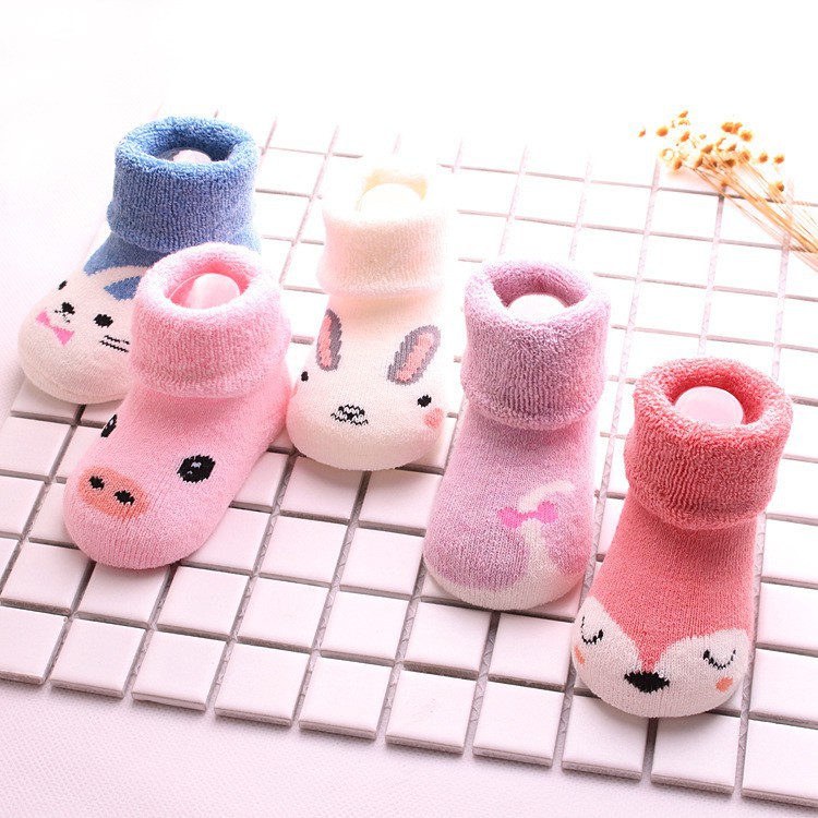 LittleAaron KYOTO NICHI Kaos Kaki Anak Bayi Laki Laki Perempuan Newborn - 2 Tahun Import