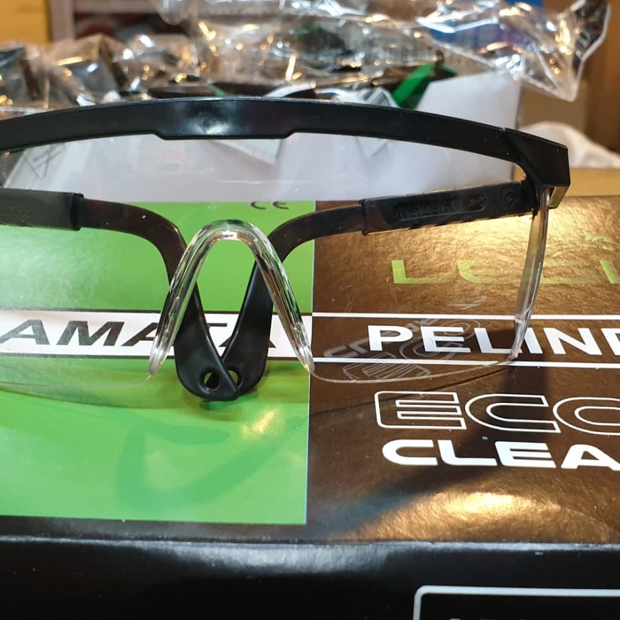 Kaca Mata Safety Kotak / Kaca Mata Clear Kotak