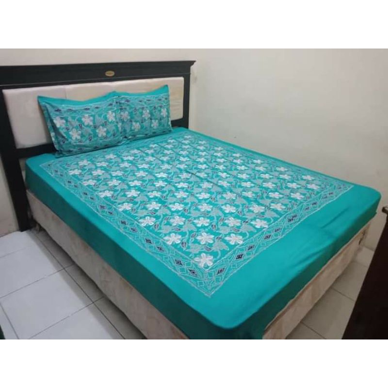 SPREI KATUN BATIK CAP PEKALONGAN 180X200
