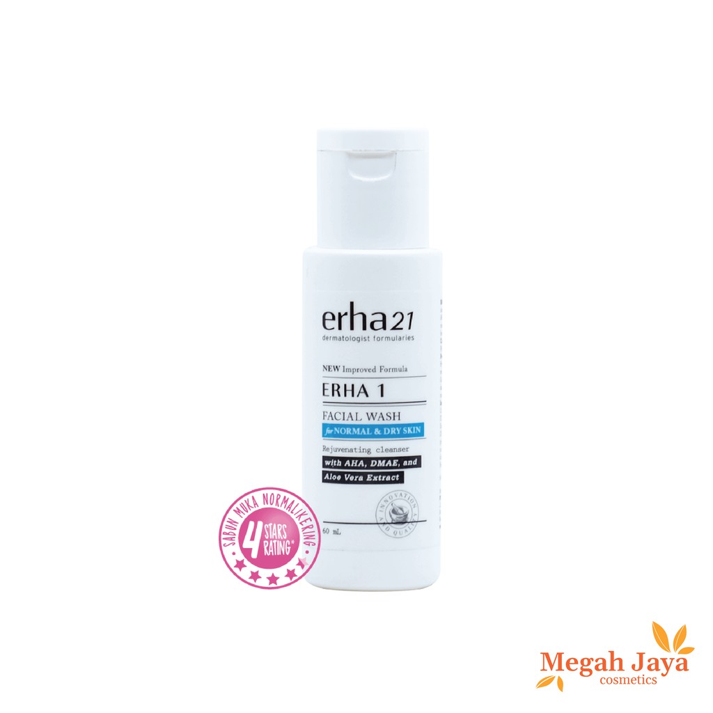 ERHA 21 (ERHA 1) DERMATOLOGIST FORMULARIES FACIAL WASH NORMAL 60 ML @MJ