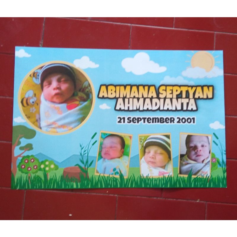 NAMA BABY/BANNER BAYI/BIO BABY/BIO BAYI/NAMA DINDING/NAMA ANAK