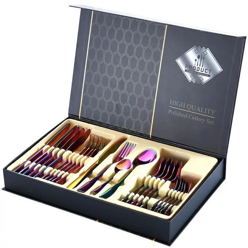 Hampers Sendok Sultan Set Premium / Cutlery Set 6 SET ISI 24 PCS