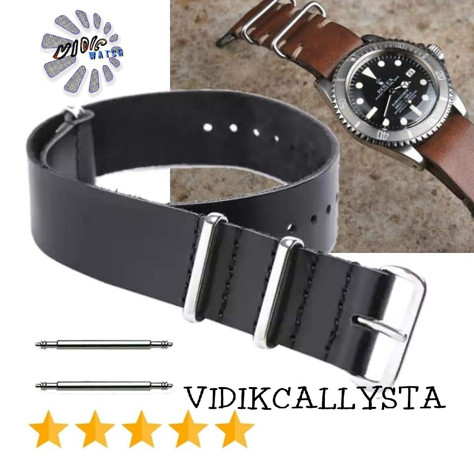 G10 Ballistics Leather nato Zulu strap Watch Strap 18mm 20mm 22mm