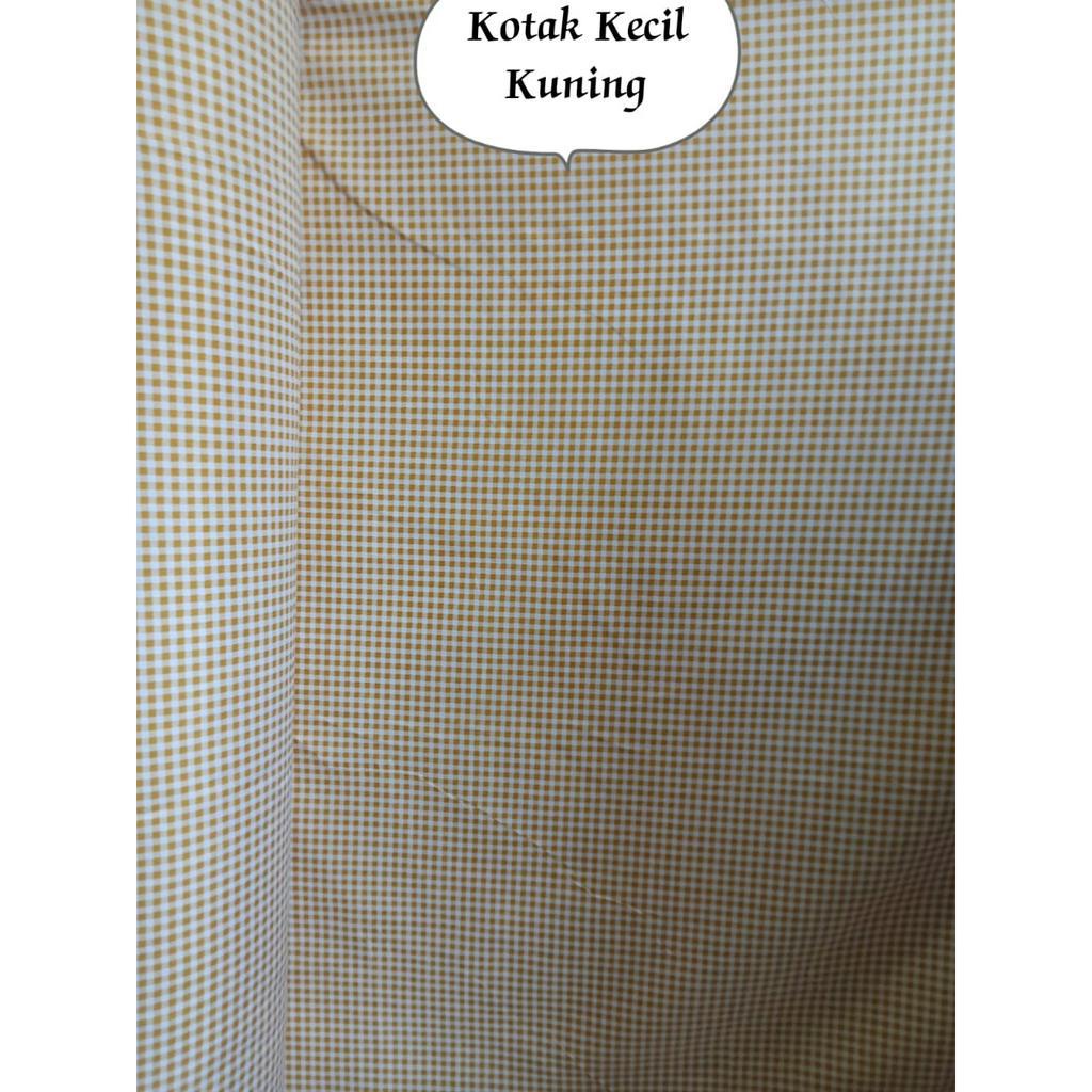 1/2 meter kain katun disperse import dan polimikro kain sprei motif kotak