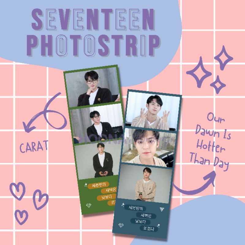 Jual Ready Seventeen Our Dawn Is Hotter Than Day Photostrip Kpop