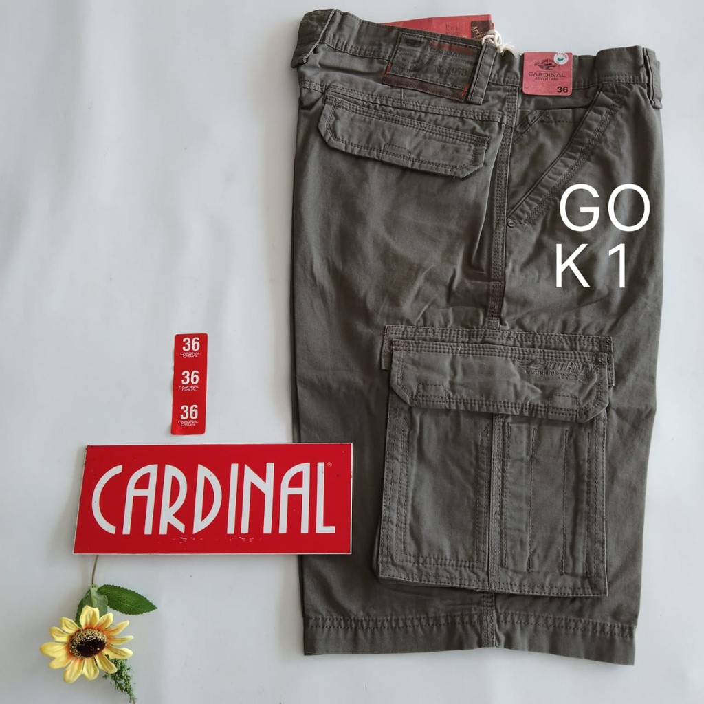 gof 36-KPL CARDINAL KEMPOL CASUAL Celana Pendek Cowok Celana Kempol Fashion Pria Brand Kekinian