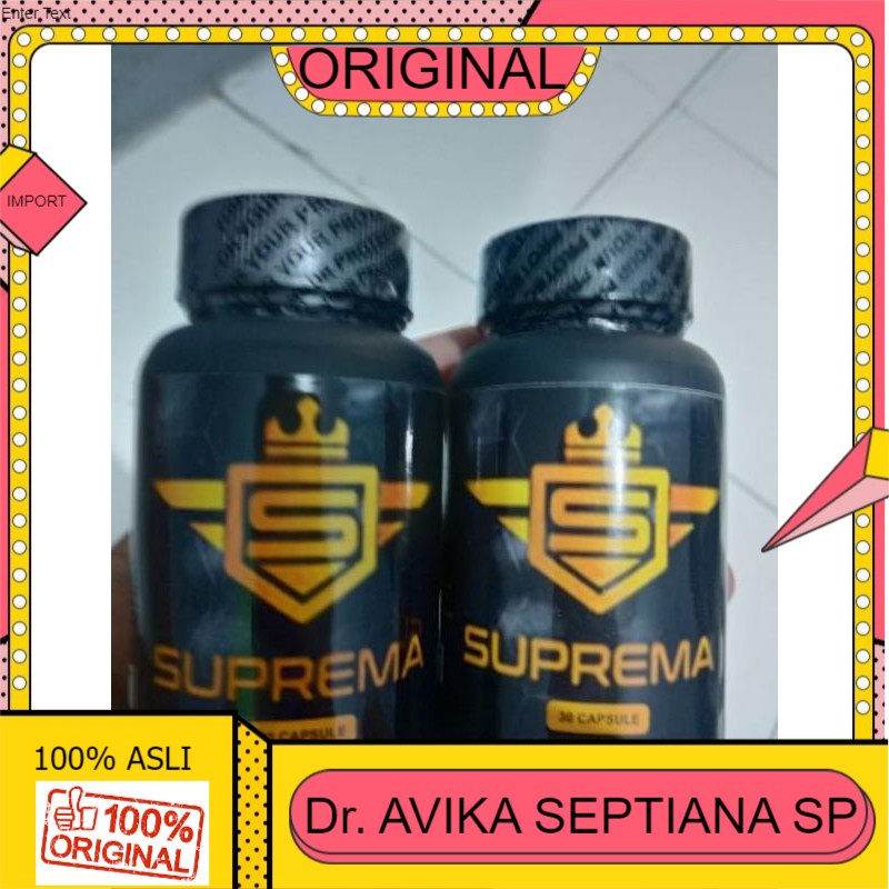 100% ASLI Agen Suplement Herbal Pria SUPREMA Asli 100% Original