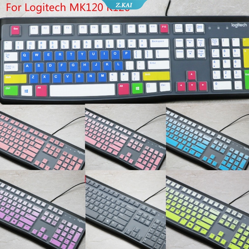 Cover Keyboard Logitech Mk120 K120 K120 Bahan Silikon Anti Debu