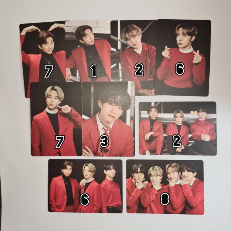 BTS MOTS ONE Mini Photocard (RM, Jin, Jhope, Suga, Jimin, V, Unit)